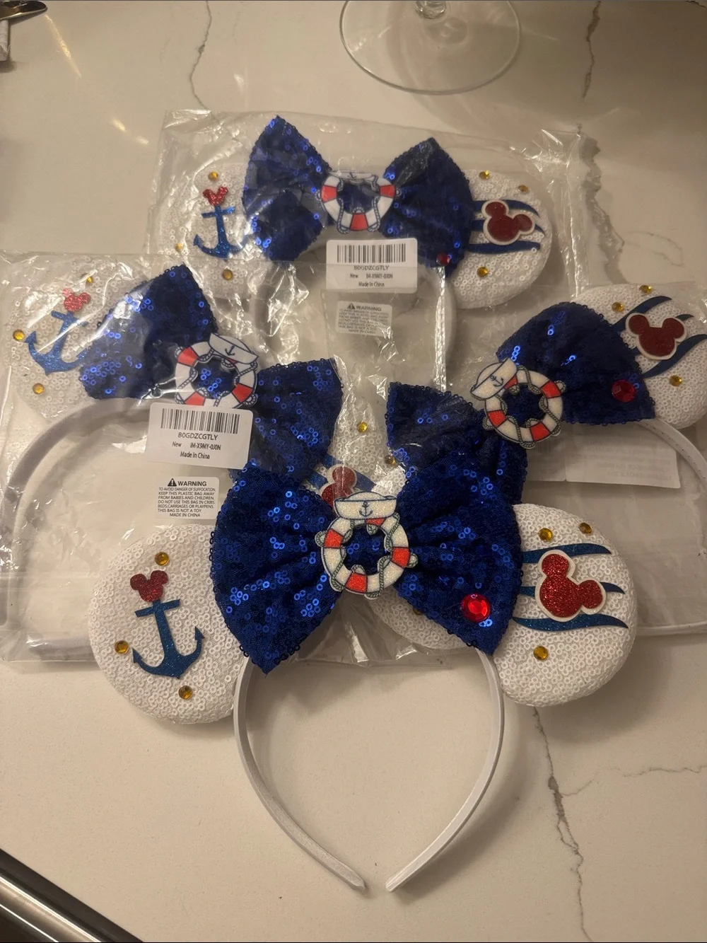 FOUR (4) Mickey Mouse Ears Headband
